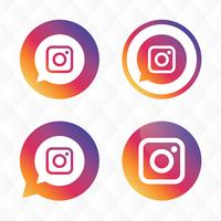 Icono de Instagram vector