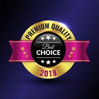 Premium Quality Badge vector