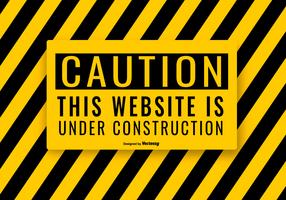 Website Under Construction Illustration vector