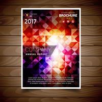 Light Colored Abstract Brochure Design Template vector