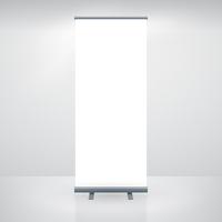 Blank Roll Up vector