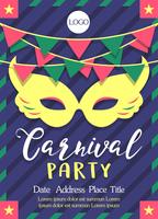 Carnival Poster Template Vector