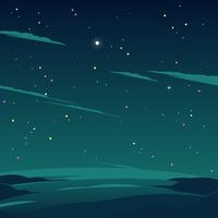 Cosmos Star In The Night Vector