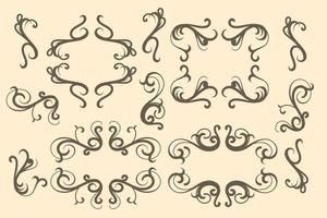 Art Nouveau Elements vector