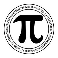Pi Symbol Vector