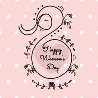 Happy Women's Day Vector