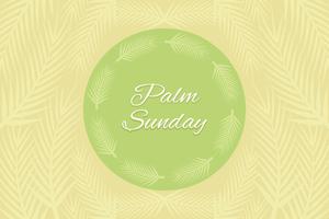 Palm Sunday Background vector