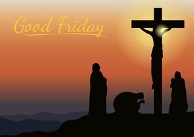 Good Friday Background vector