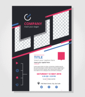 Modern Corporate Flyer Template vector