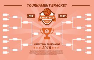 Basketball Tournament Bracket Vector