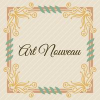 Plano Art Nouveau Style Vector Background