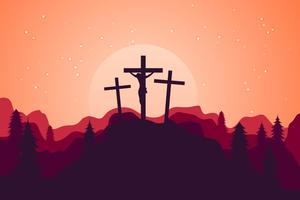 Mount Calvary Landscape Vectors