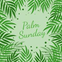 Palm Sunday Background vector