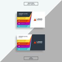 Business card clean modern and colourfull