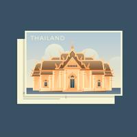 Postcards Of The World Thailand Vector