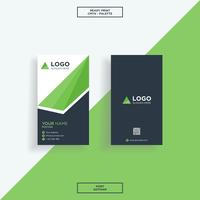 Business card vertical shape  vector