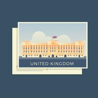 Postcards Of The World United Kingdom Vector