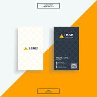 Business card square abstract vector