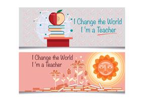 Motivation and Teacher theme for Facebook Cover vector