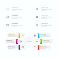 Abstract infographics options template vector illustration that you can edit according to your needs 5