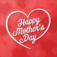 Happy Mothers Day Card vector