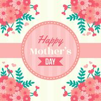 Happy Mothers Day Card Vector