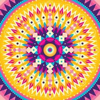 kaleidoscope pattern vector