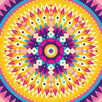 kaleidoscope pattern vector