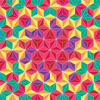 Colorful Triangle Geometric Pattern Background