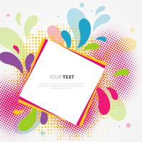Funky Frame Vector Template
