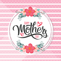Happy Mothers Day Card vector