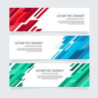 Abstract Geometric Banner vector