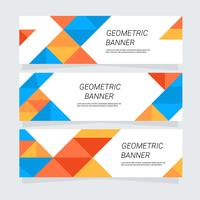 Geometric Banner vector