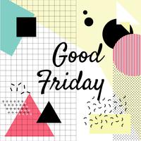 Good Friday Background vector