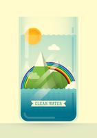 clean water advocacy vector