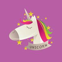 Lindo Unicornio Vector