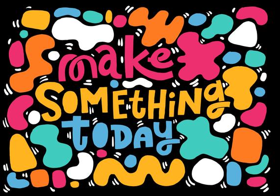 make something quote lettering