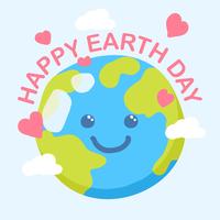 Happy Earth Day Background vector