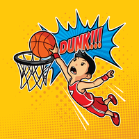 Slam Dunk Illustration vector