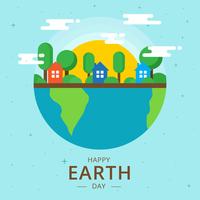 Earth Day Vector Illustration