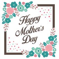 Happy Mothers Day Card vector