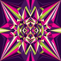 kaleidoscope pattern vector