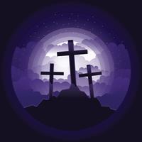 Calvary Landscape vector