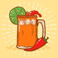 michelada vector