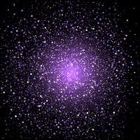 Fondo de confeti estrella púrpura vector