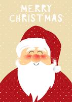Christmas Santa background vector