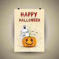 Halloween pumpkin background  vector