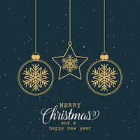 Decorative Christmas background vector