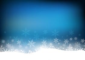 Christmas snowflake background vector