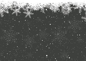 Winter snowflakes  vector